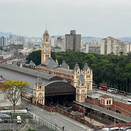 White One - Apto Novo, Moderno, Varanda, Poucos Passos Da Estacao Luz São Paulo Exterior foto